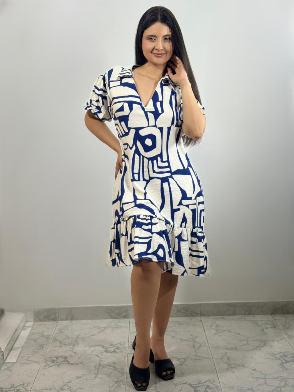 VESTIDO MUJER ESTAMPADO 1004
