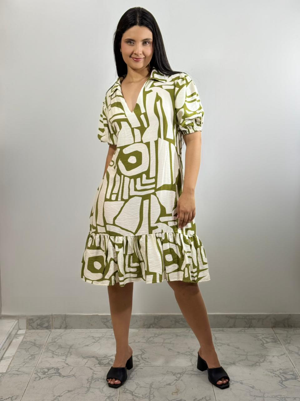 VESTIDO MUJER ESTAMPADO 1004