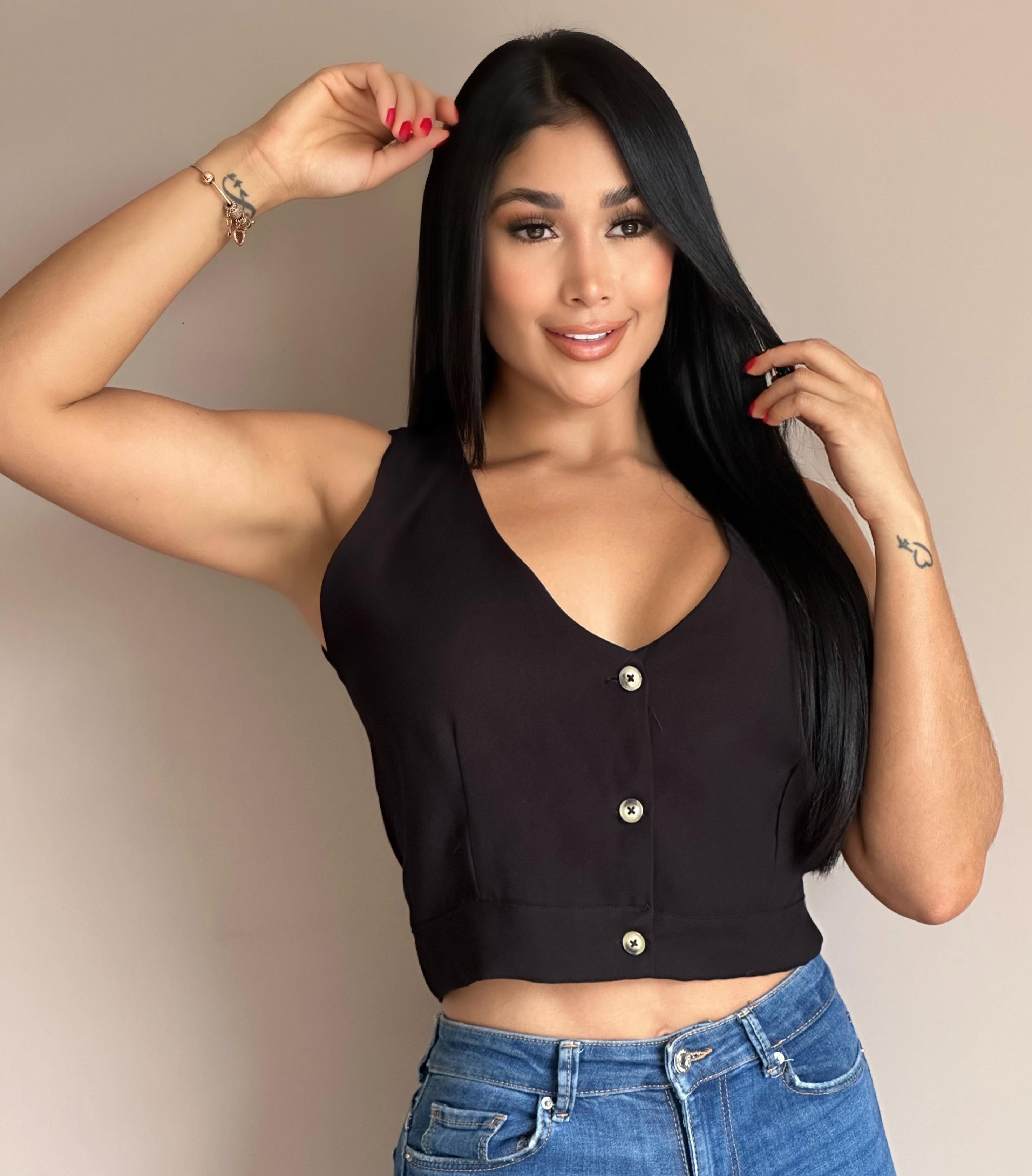 CHALECO CUELLO EN V 912