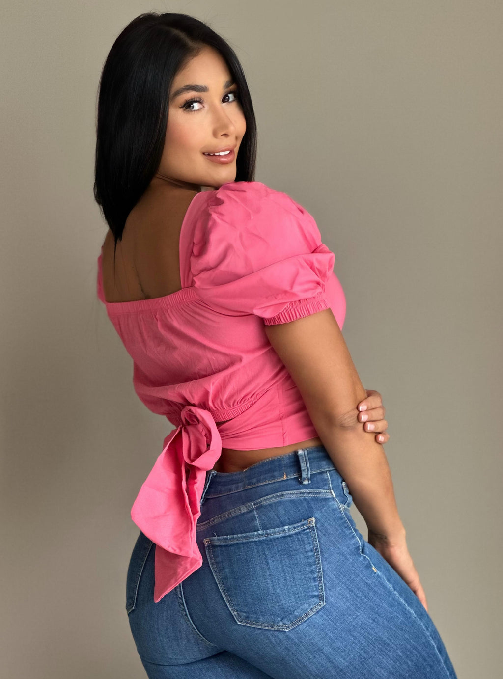 BLUSA CON MOÑO ATRÁS 930