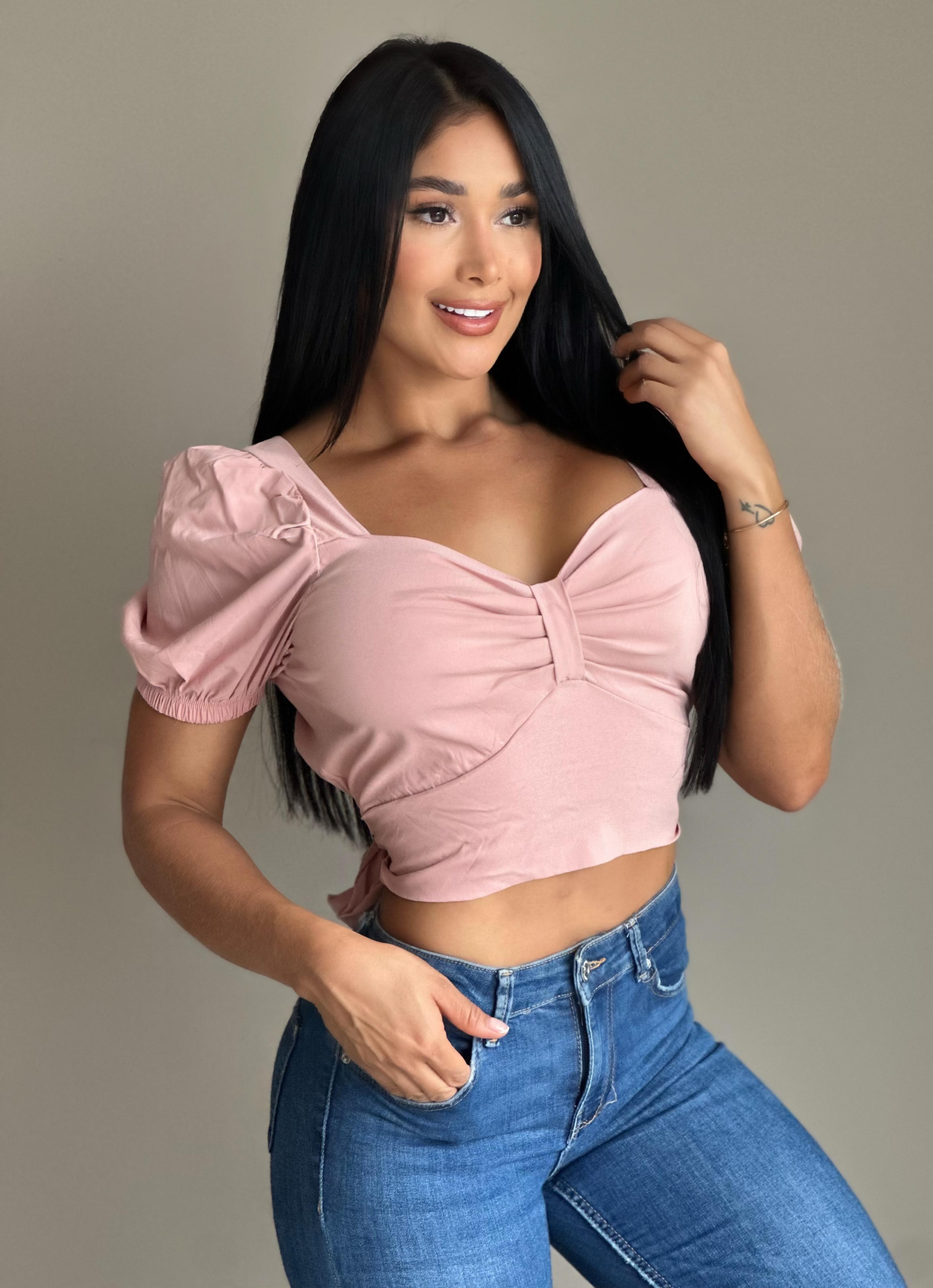 BLUSA CON MOÑO ATRÁS 930