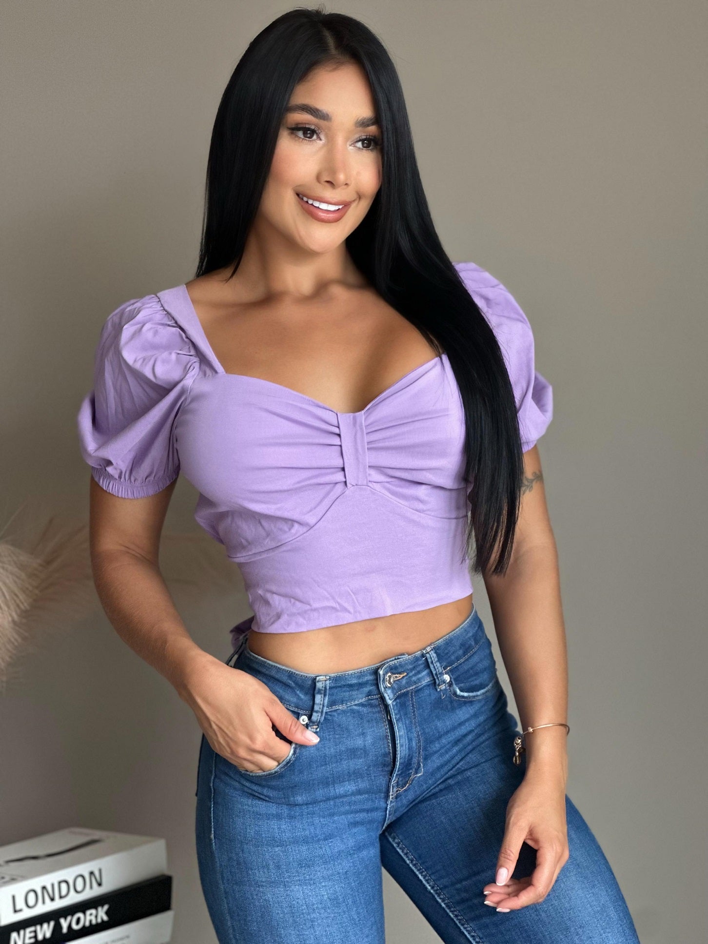 BLUSA CON MOÑO ATRÁS 930