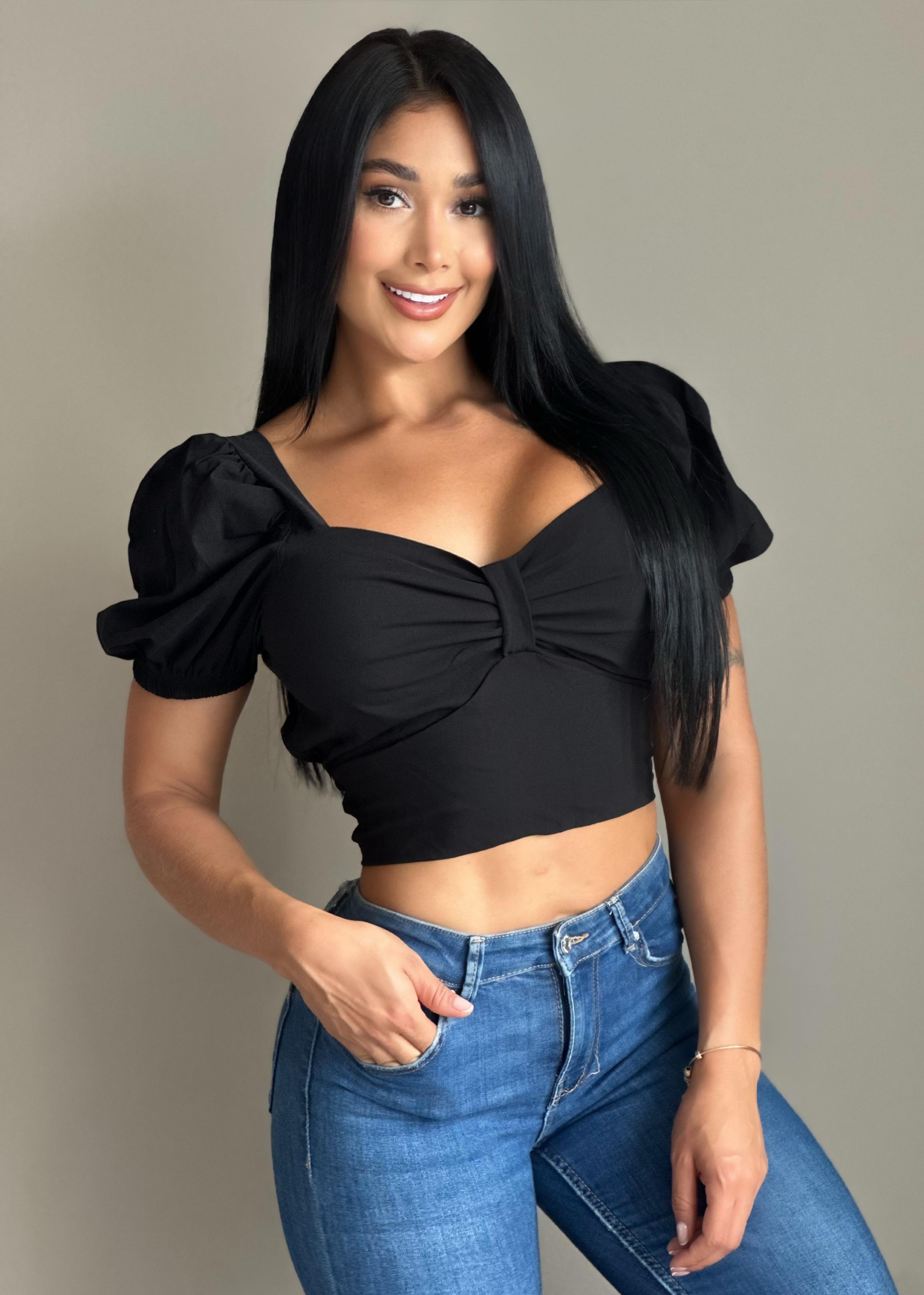 BLUSA CON MOÑO ATRÁS 930