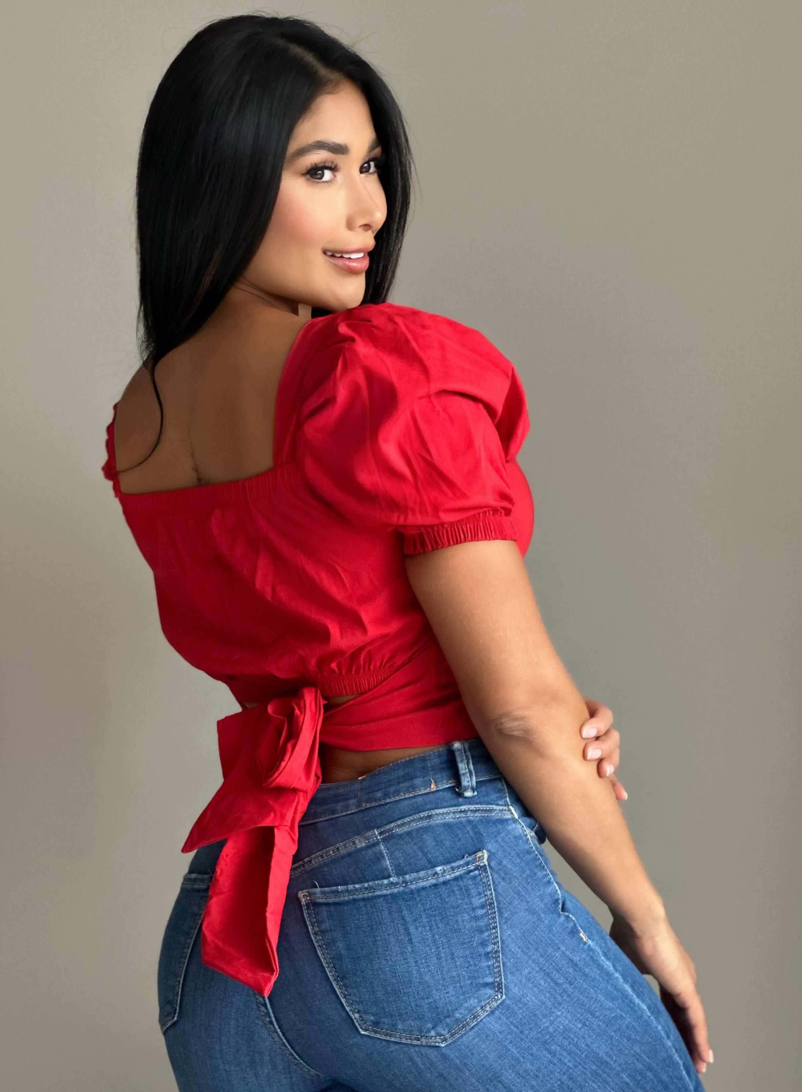 BLUSA CON MOÑO ATRÁS 930