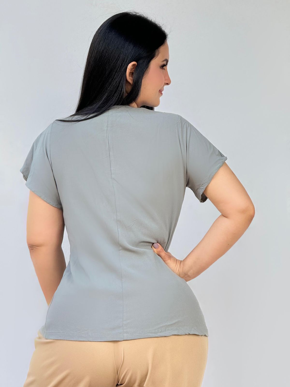 BLUSA CUELLO EN V 945