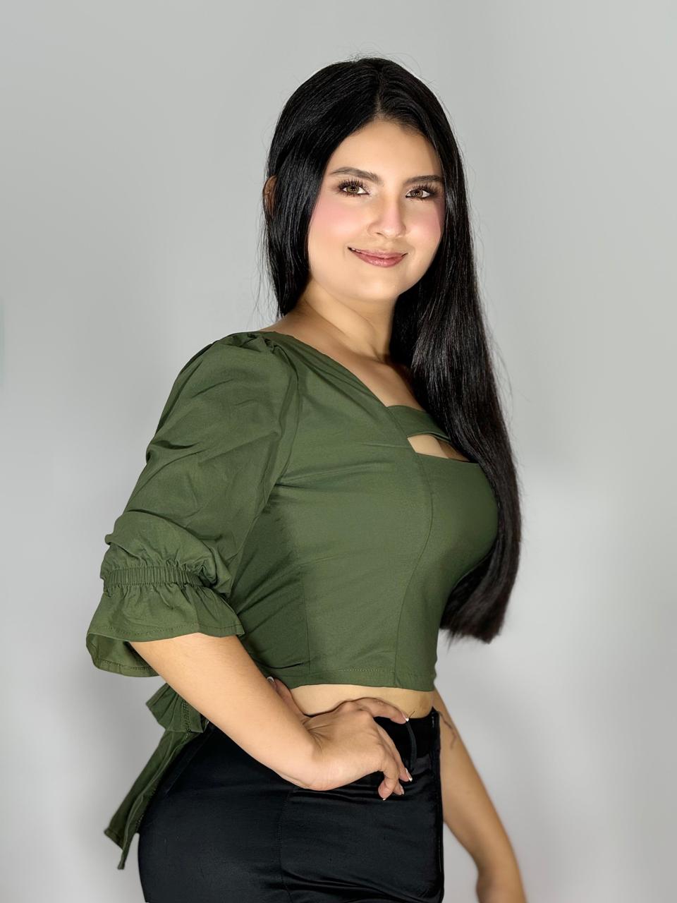 BLUSA CON MOÑO 928