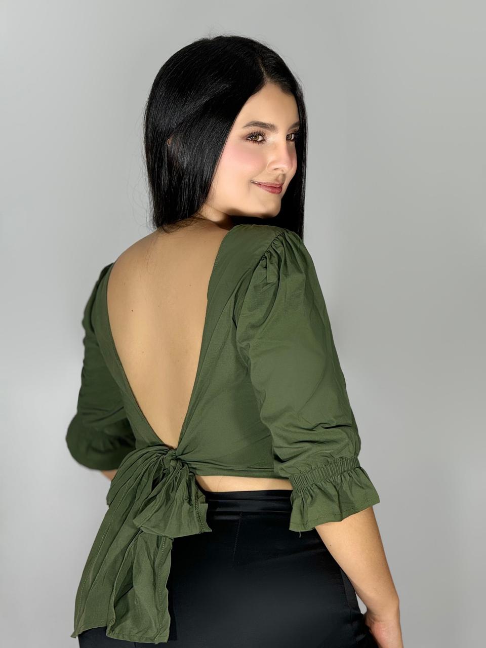BLUSA CON MOÑO 928