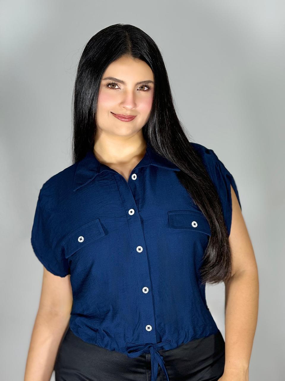 BLUSA CAMISERA CORTA 951