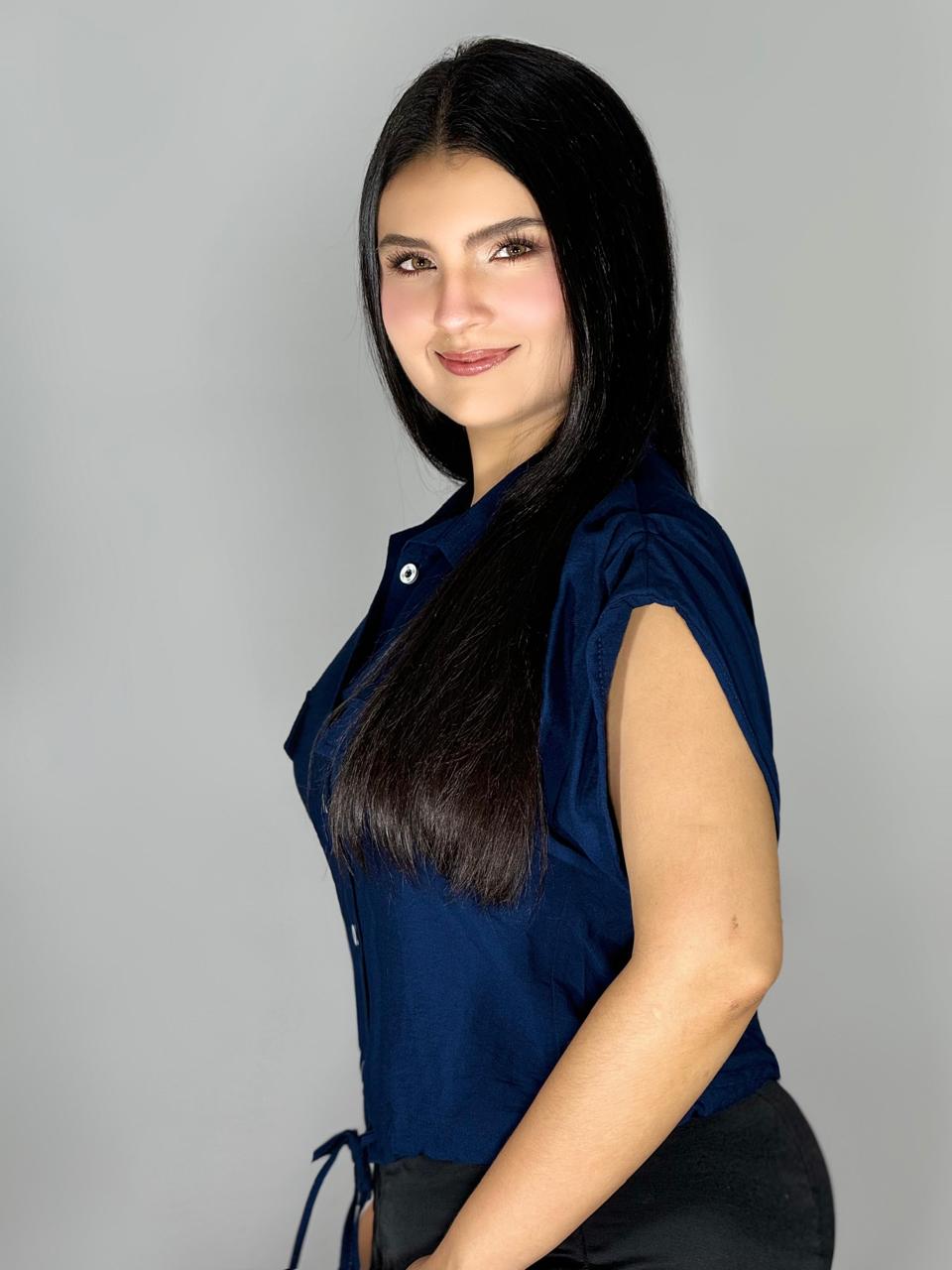 BLUSA CAMISERA CORTA 951