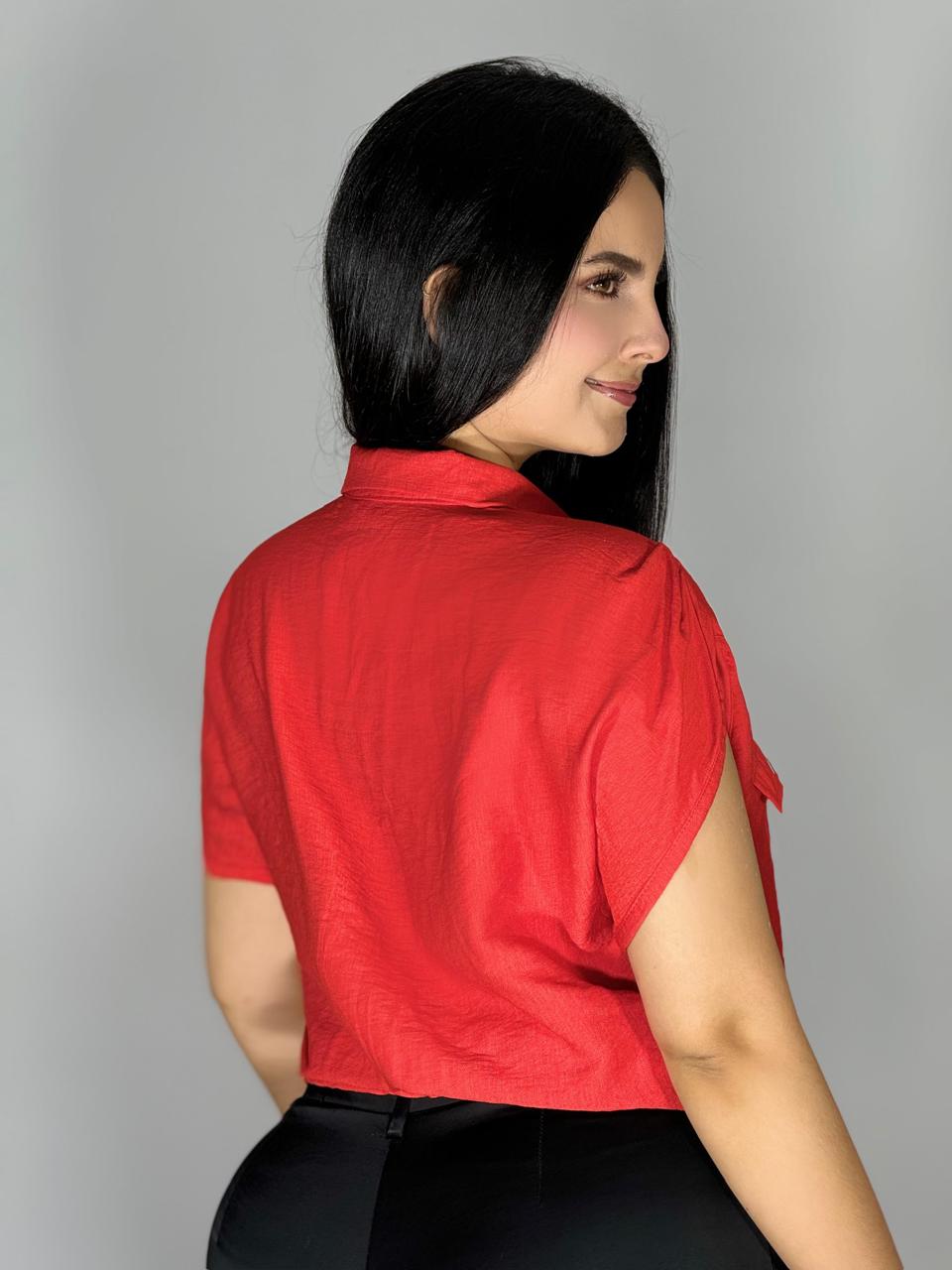 BLUSA CAMISERA CORTA 951