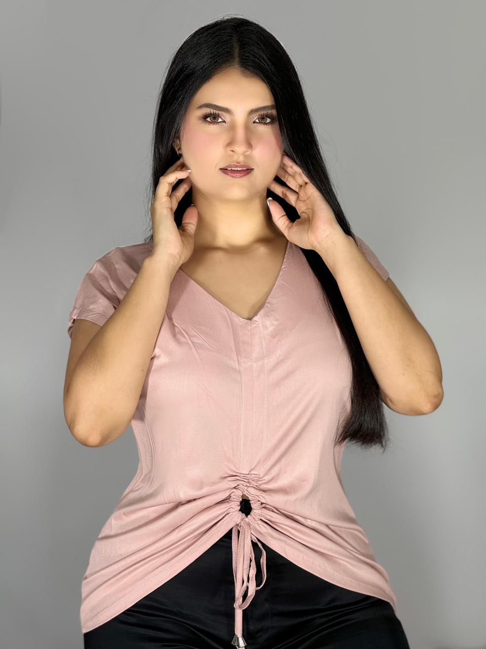 BLUSA TIPO RUCHER 958