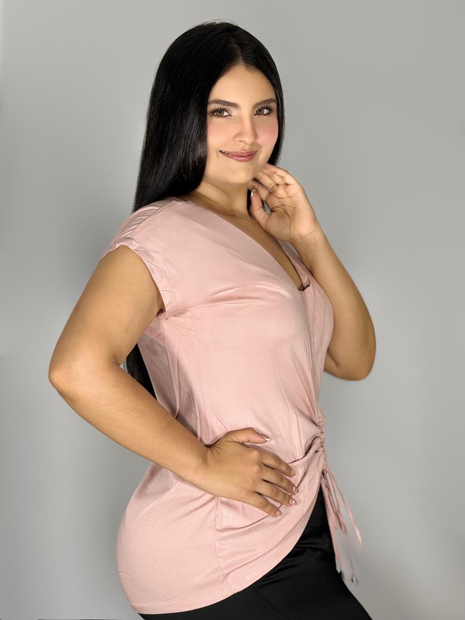 BLUSA TIPO RUCHER 958