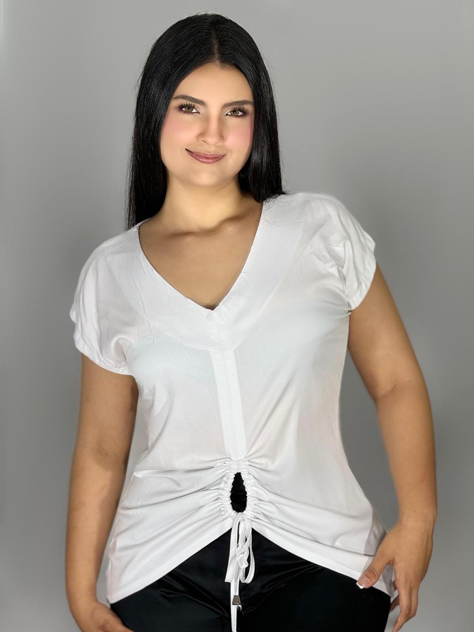 BLUSA TIPO RUCHER 958