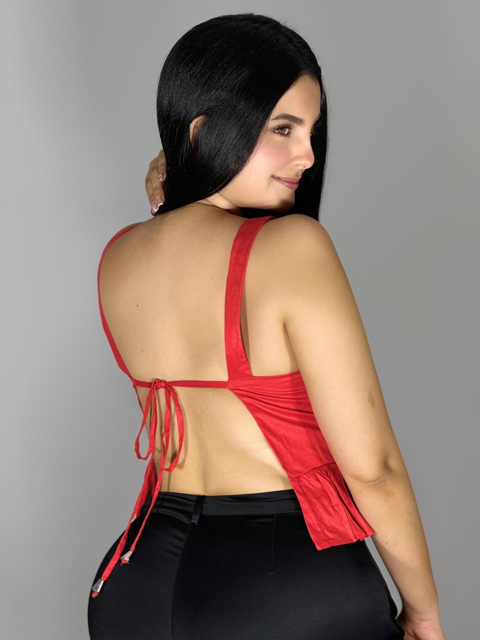 BLUSA MUJER  ESCOTE ATRAS 961