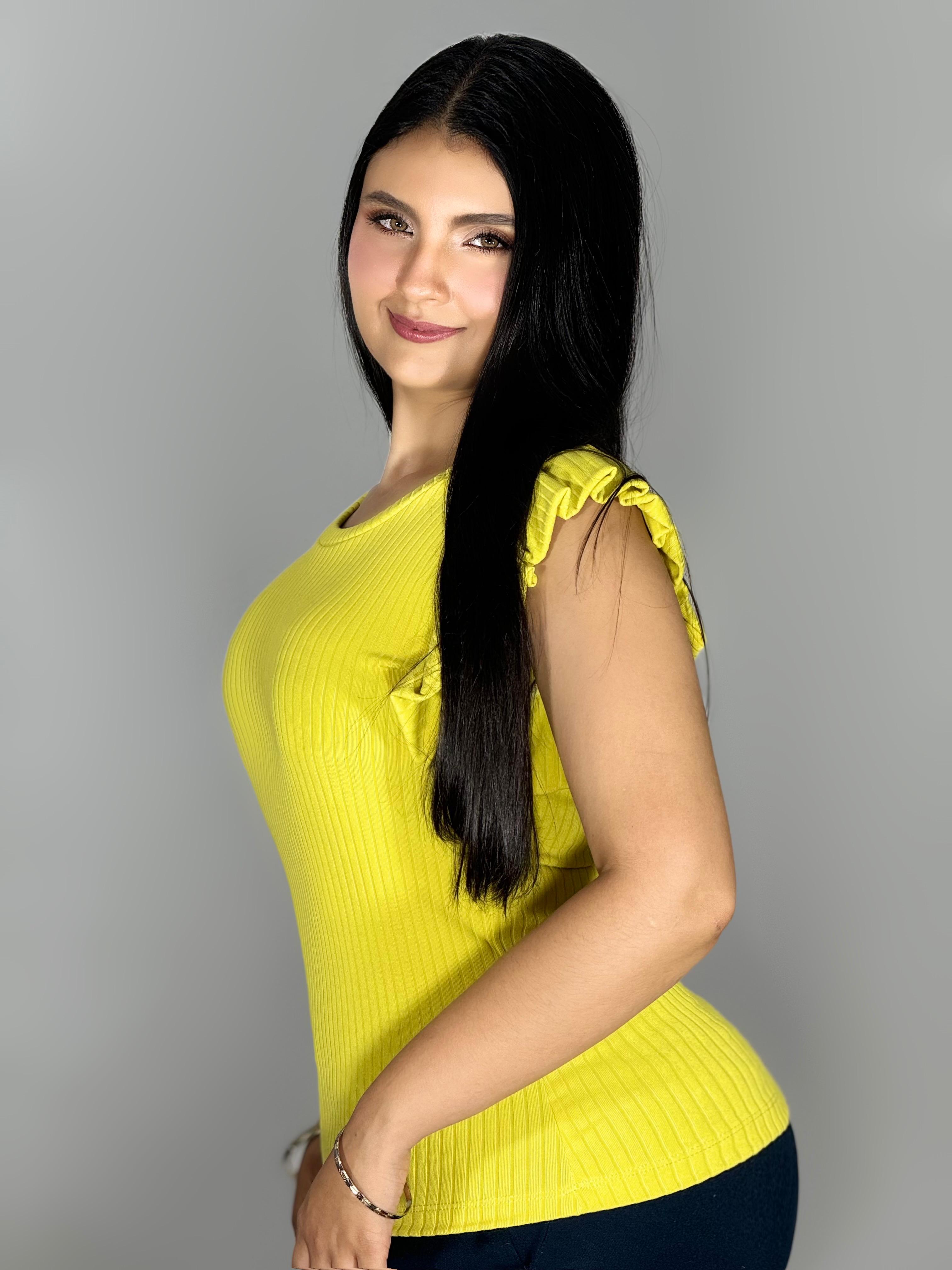 BLUSA RIB BOLERO EN MANGA 964