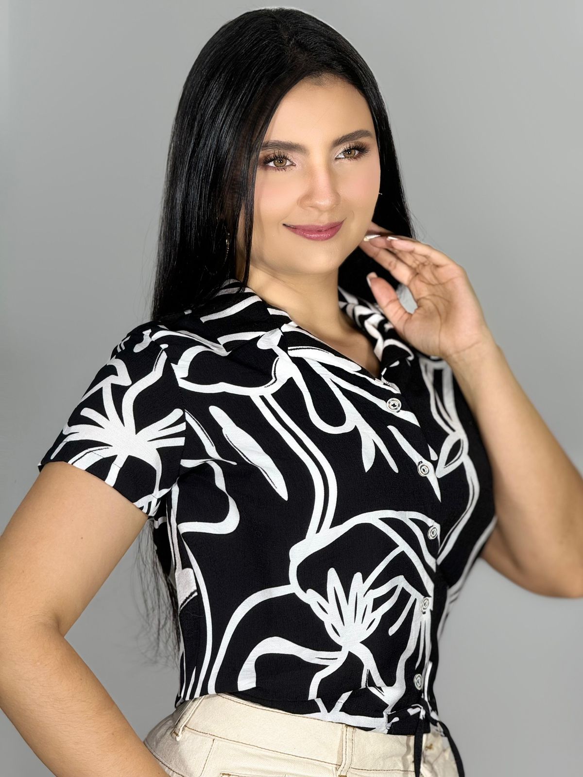 BLUSA ESTAMPADO ABSTRACTO  980