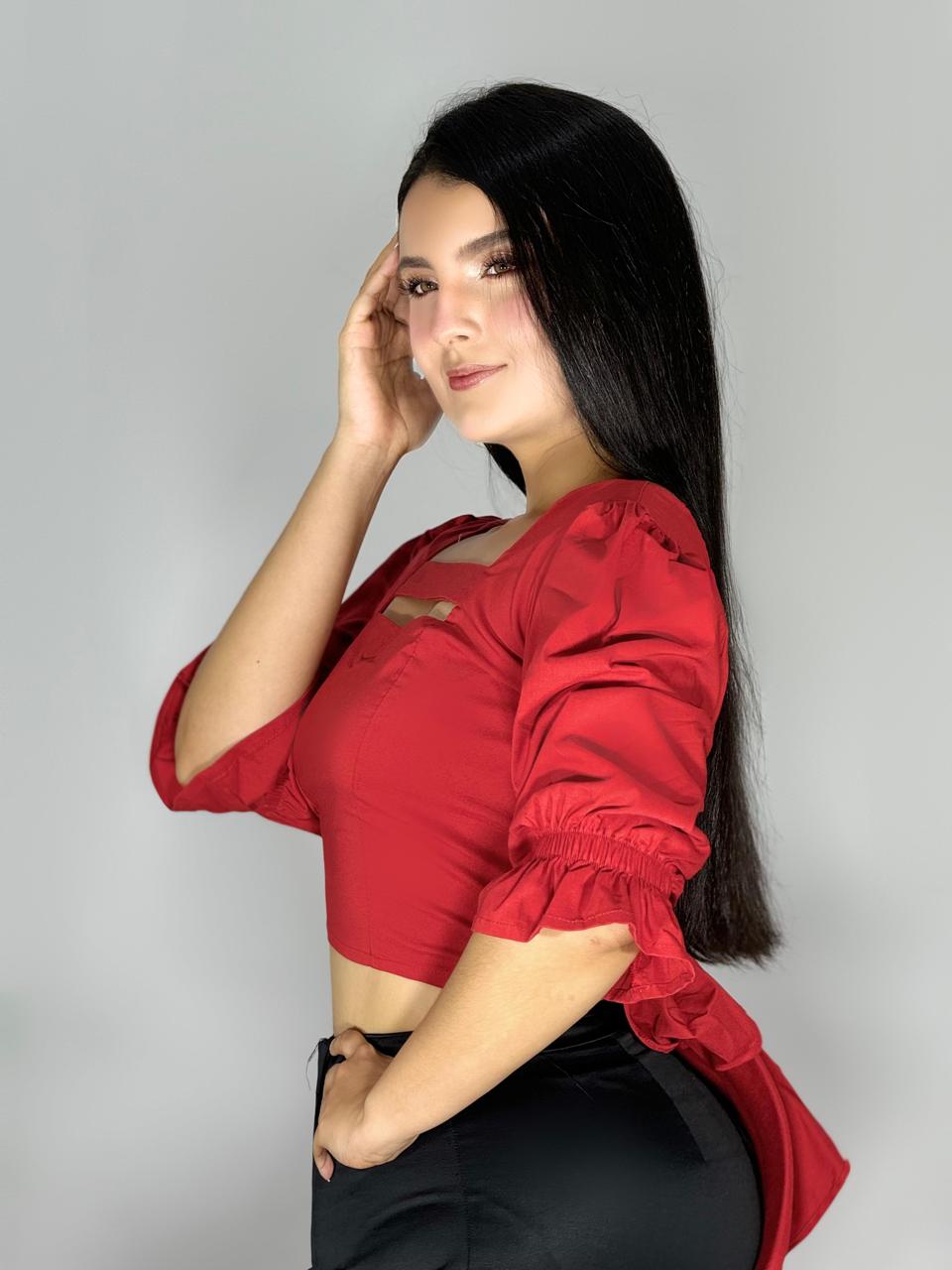 BLUSA CON MOÑO 928