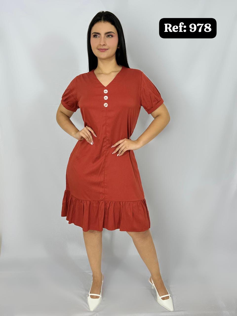 VESTIDO A LA RODILLA 978