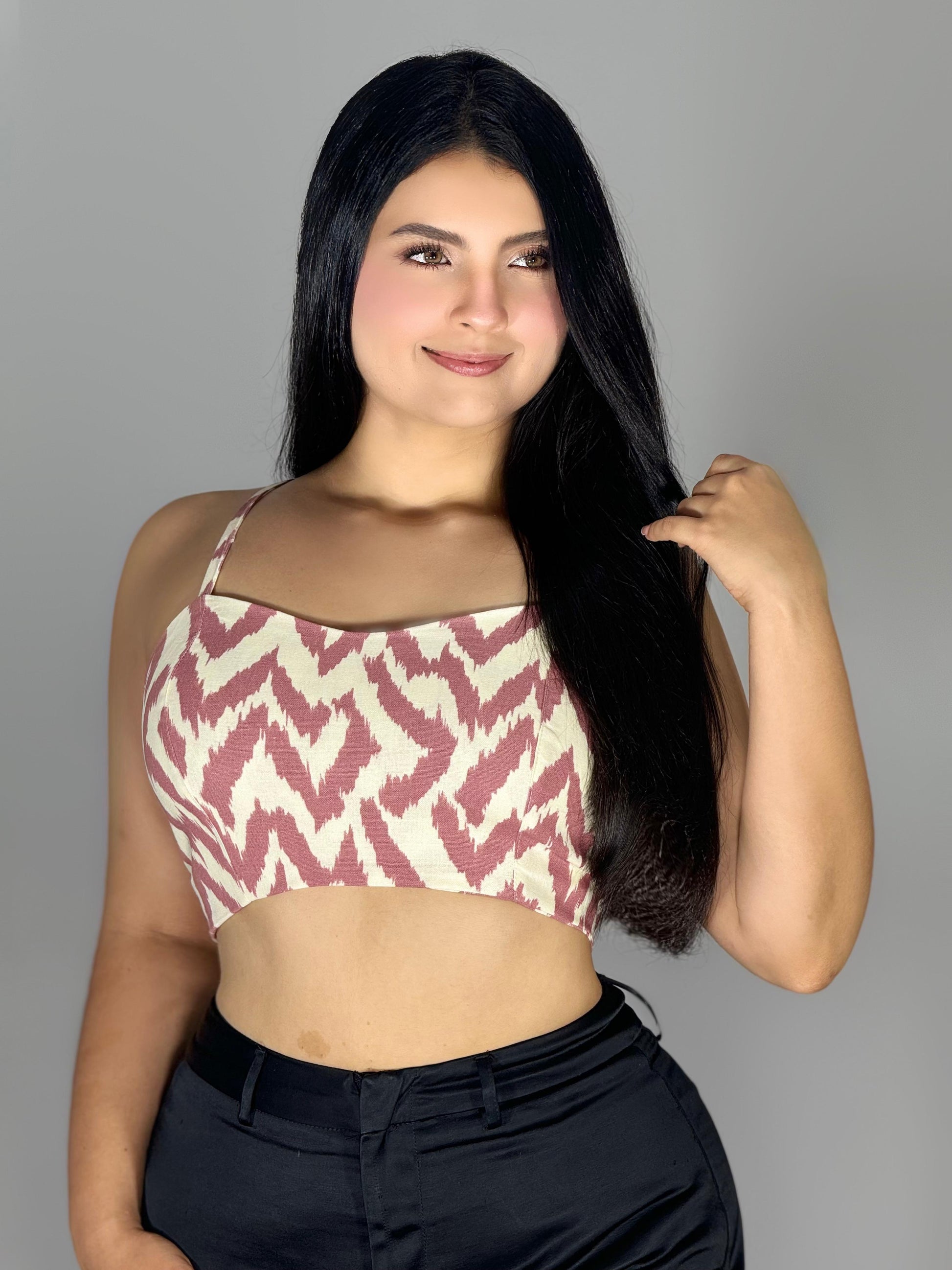 BLUSA DISEÑO ZIGZAG 955