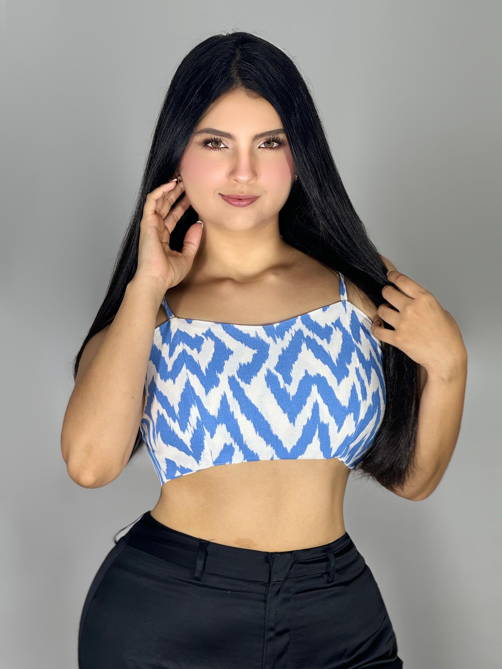 BLUSA DISEÑO ZIGZAG 955