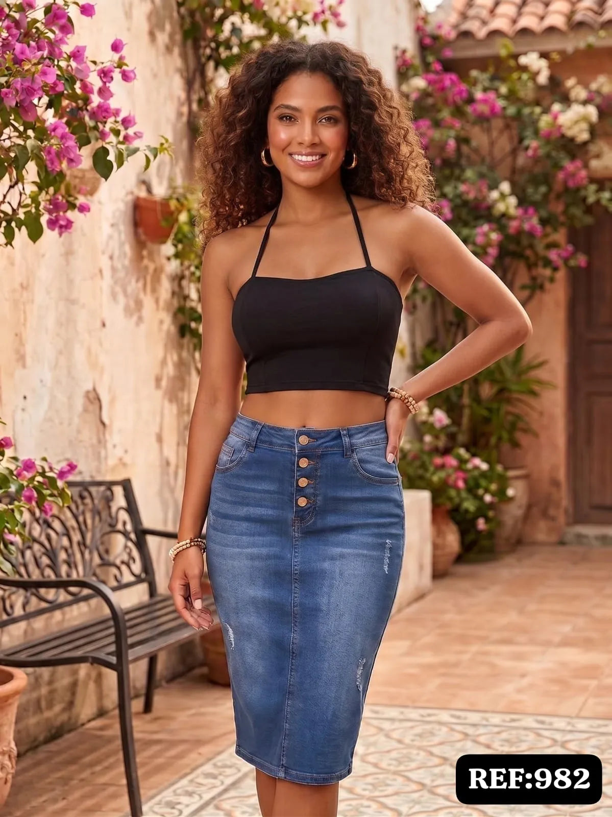 BLUSA DAMA TIPO  CORSÉ REF 982