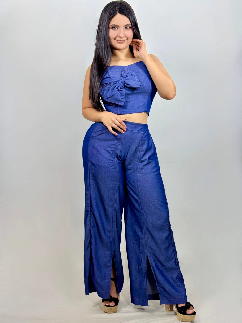 BLUSA DAMA CHAMBRAY -REF 894