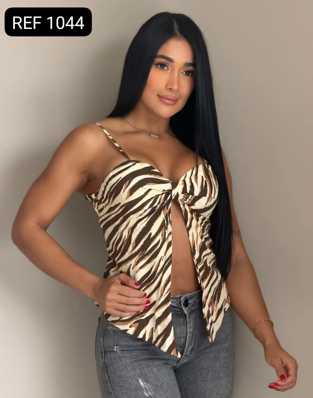 BLUSA ESTAMPADA DAMA REF 1044