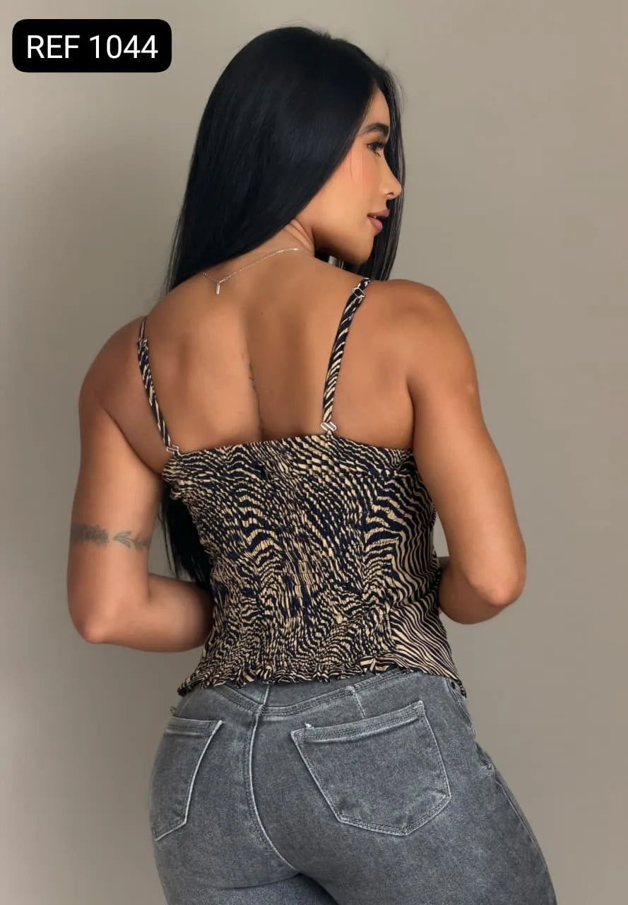 BLUSA ESTAMPADA DAMA REF 1044