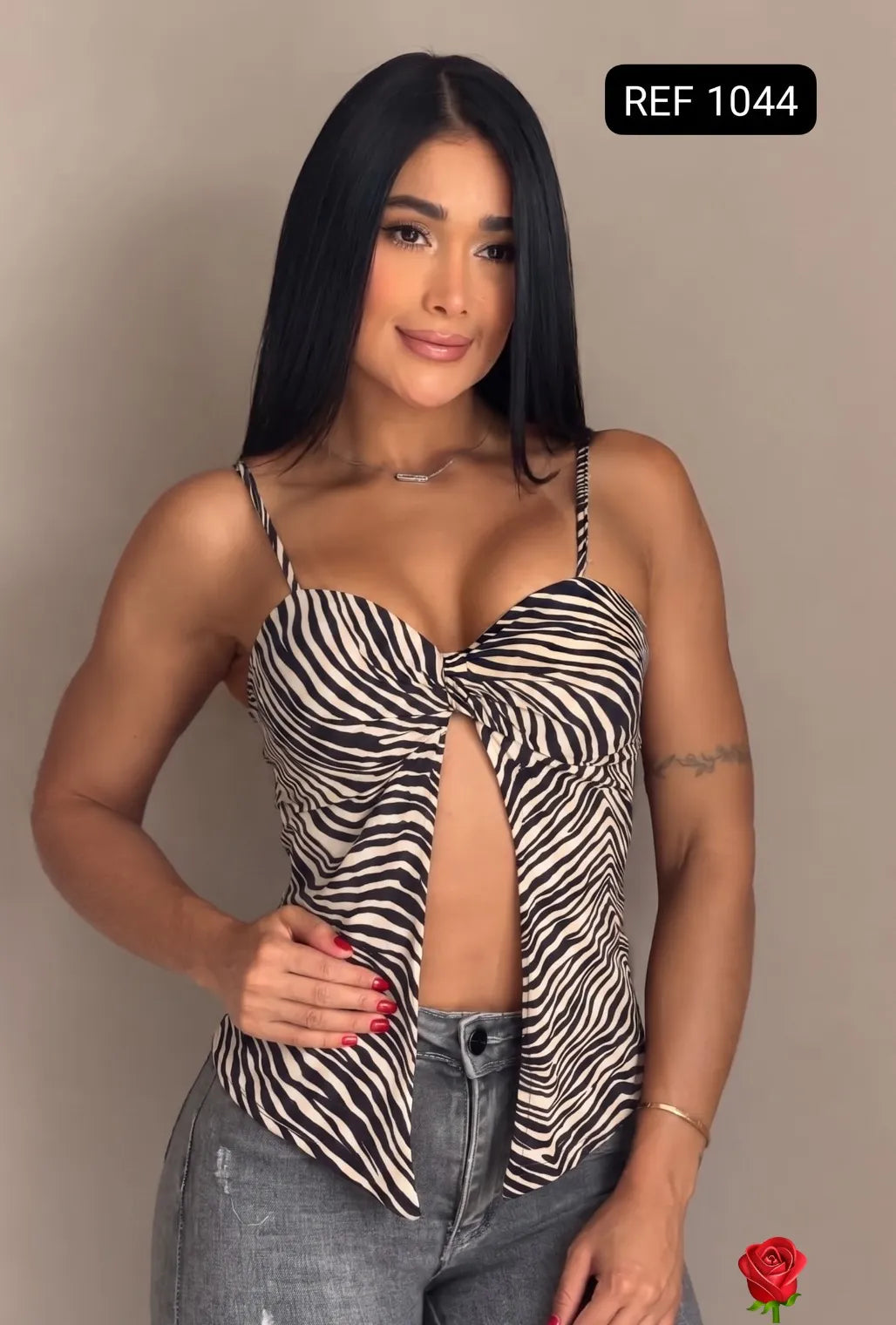 BLUSA ESTAMPADA DAMA REF 1044
