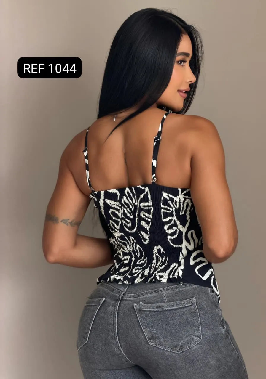 BLUSA ESTAMPADA DAMA REF 1044