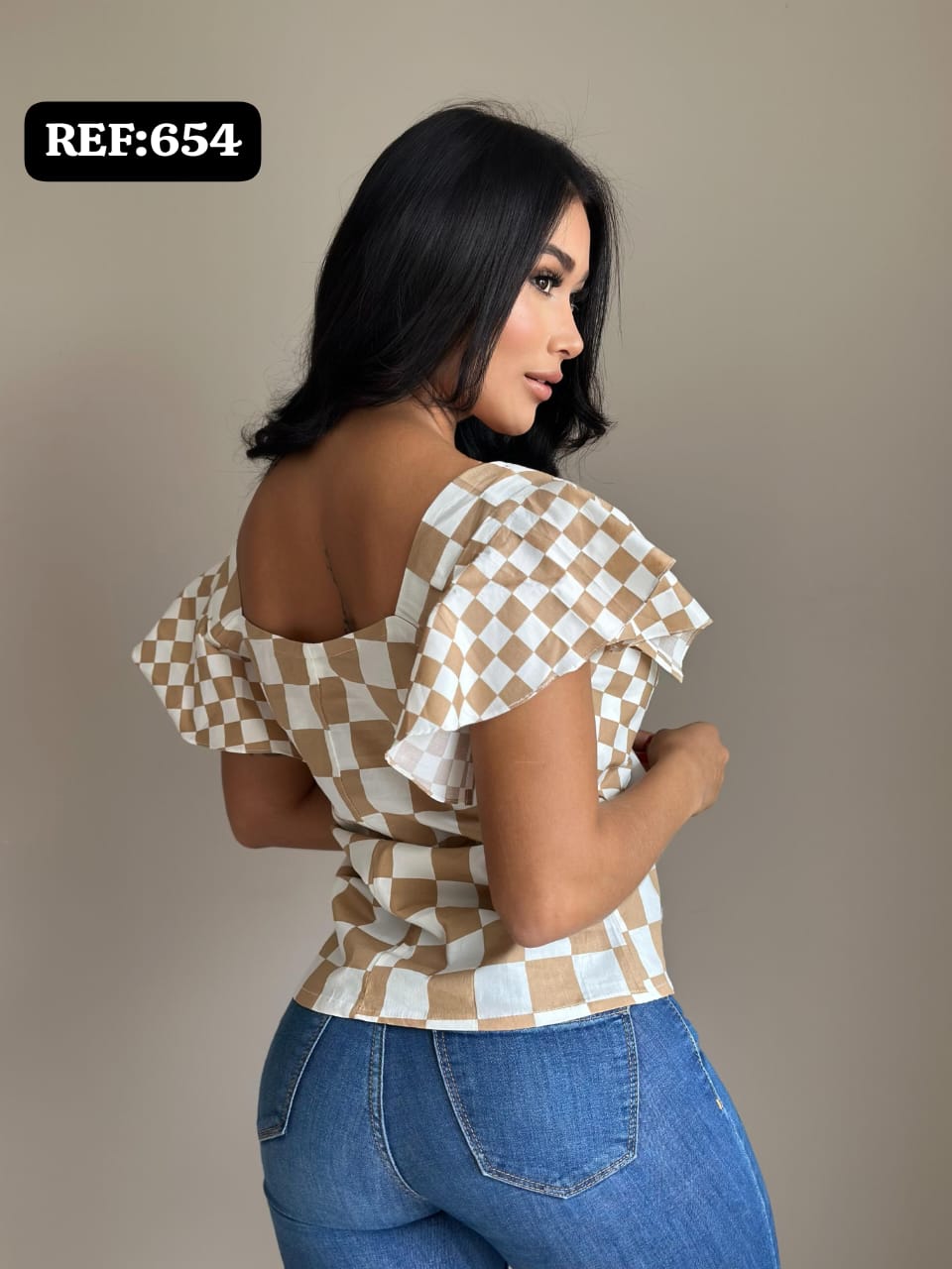 BLUSA MUJER 654 - Blusa Rosa Linda