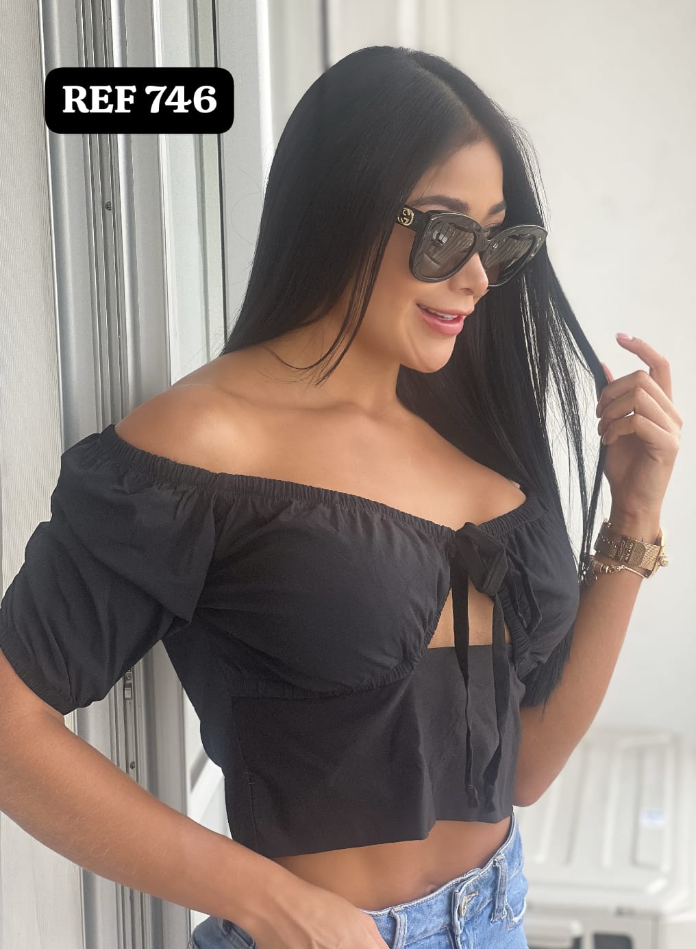 BLUSA MUJER 746 - Blusa Rosa Linda