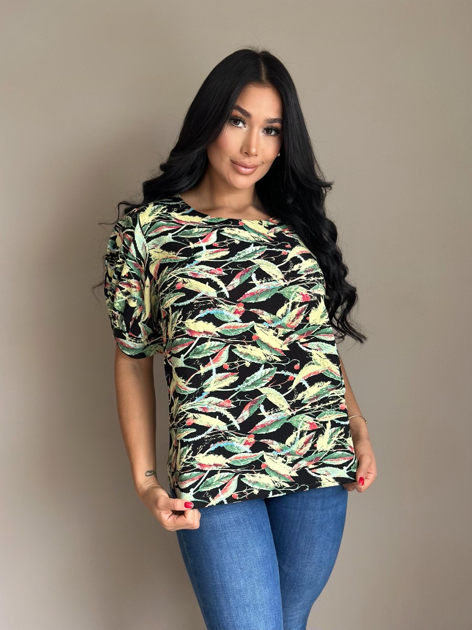 BLUSA MUJER 758 - Blusa Rosa Linda