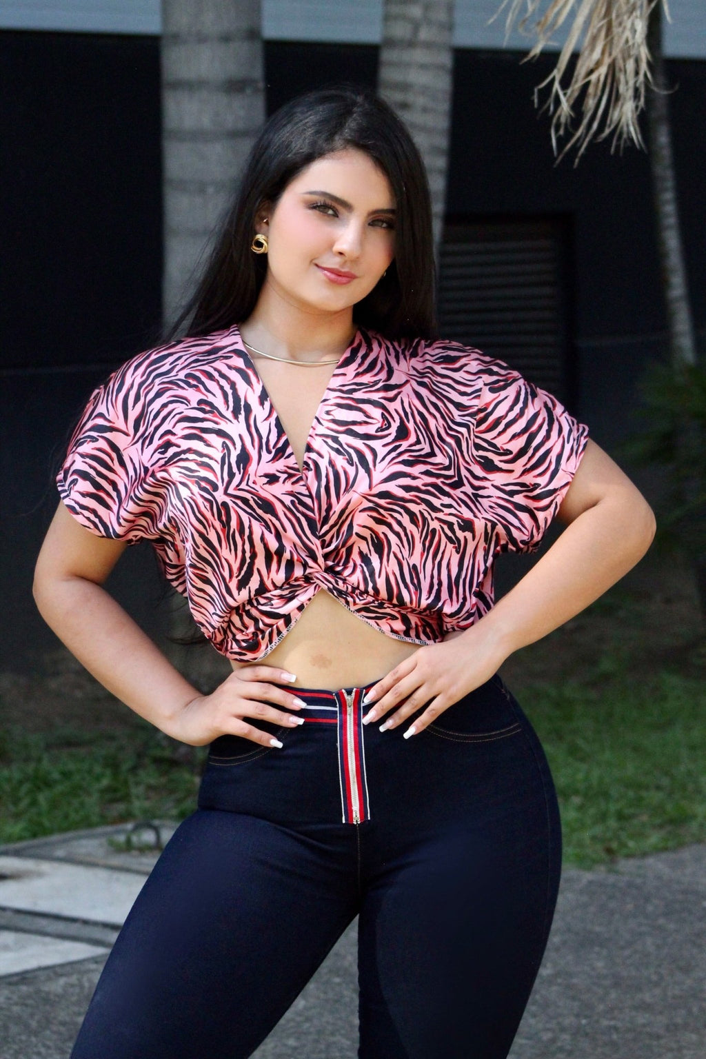 BLUSA MUJER 761 - Blusa Rosa Linda