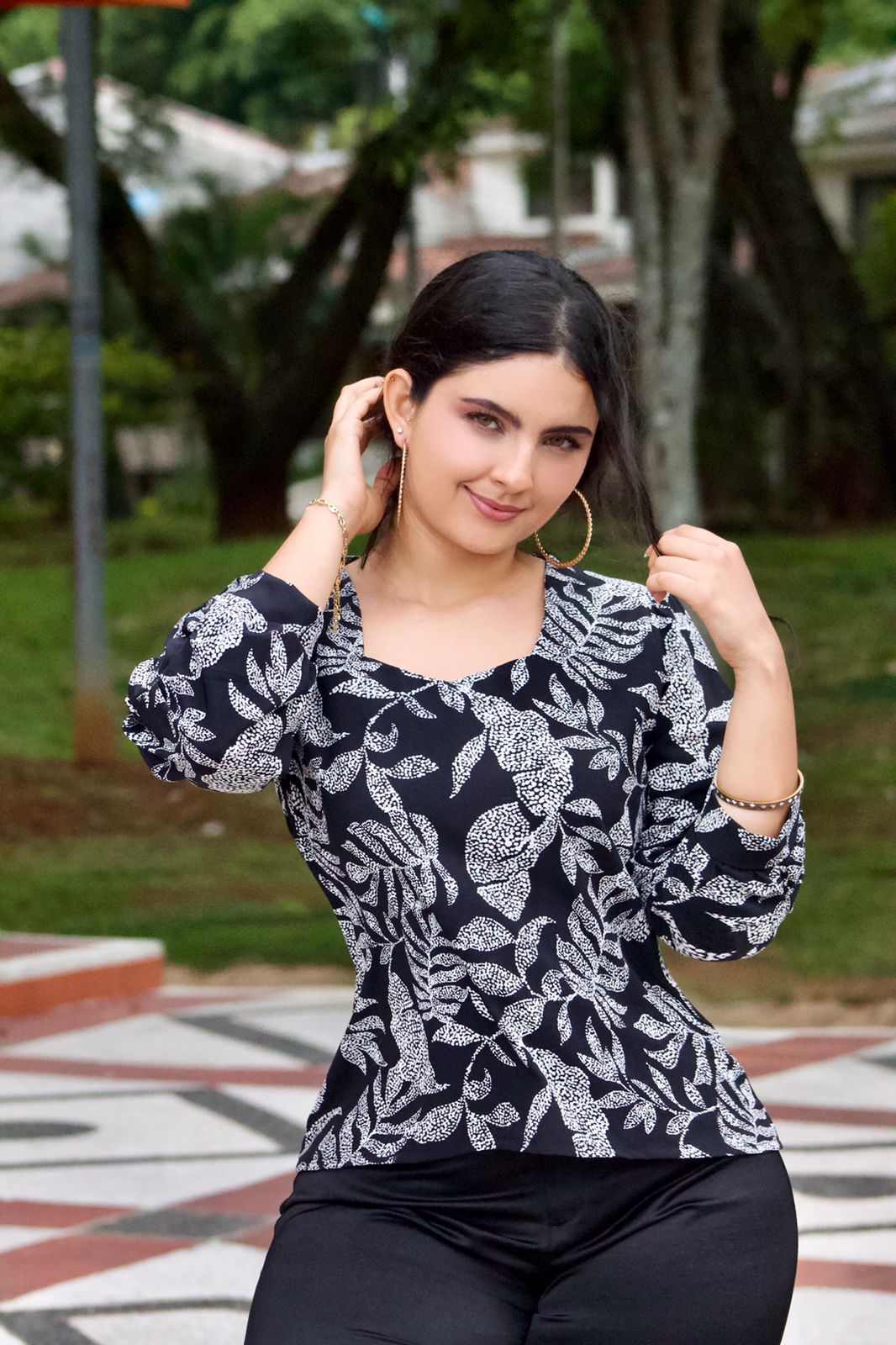 BLUSA MUJER 764 - Blusa Rosa Linda