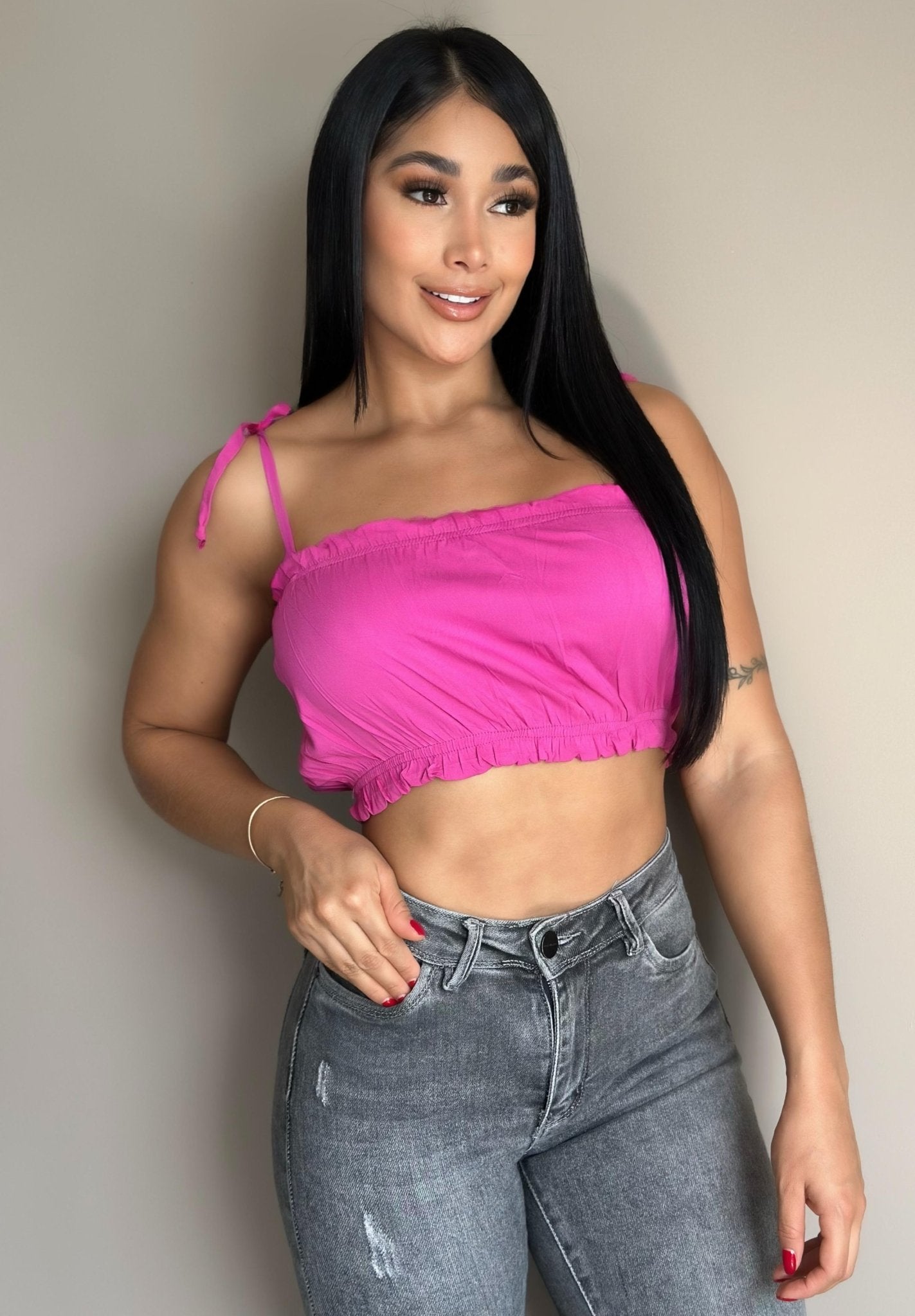 BLUSA MUJER 783R - Blusa Rosa Linda