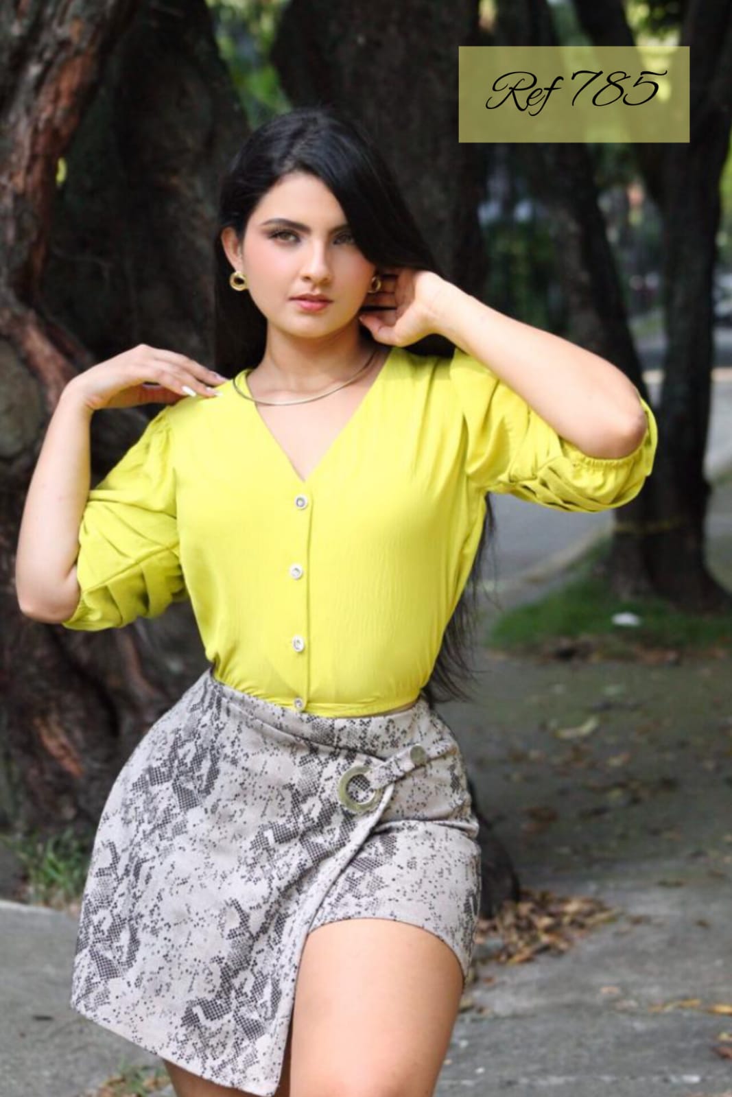 BLUSA MUJER 785 - Blusa Rosa Linda