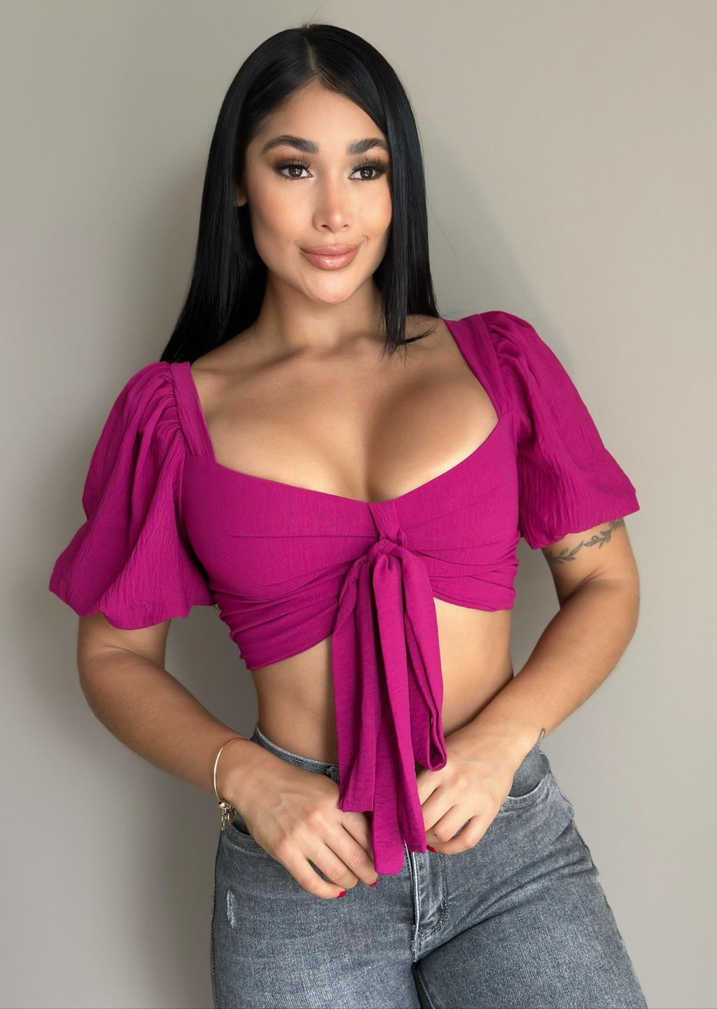 BLUSA MUJER 800 - Blusa Rosa Linda