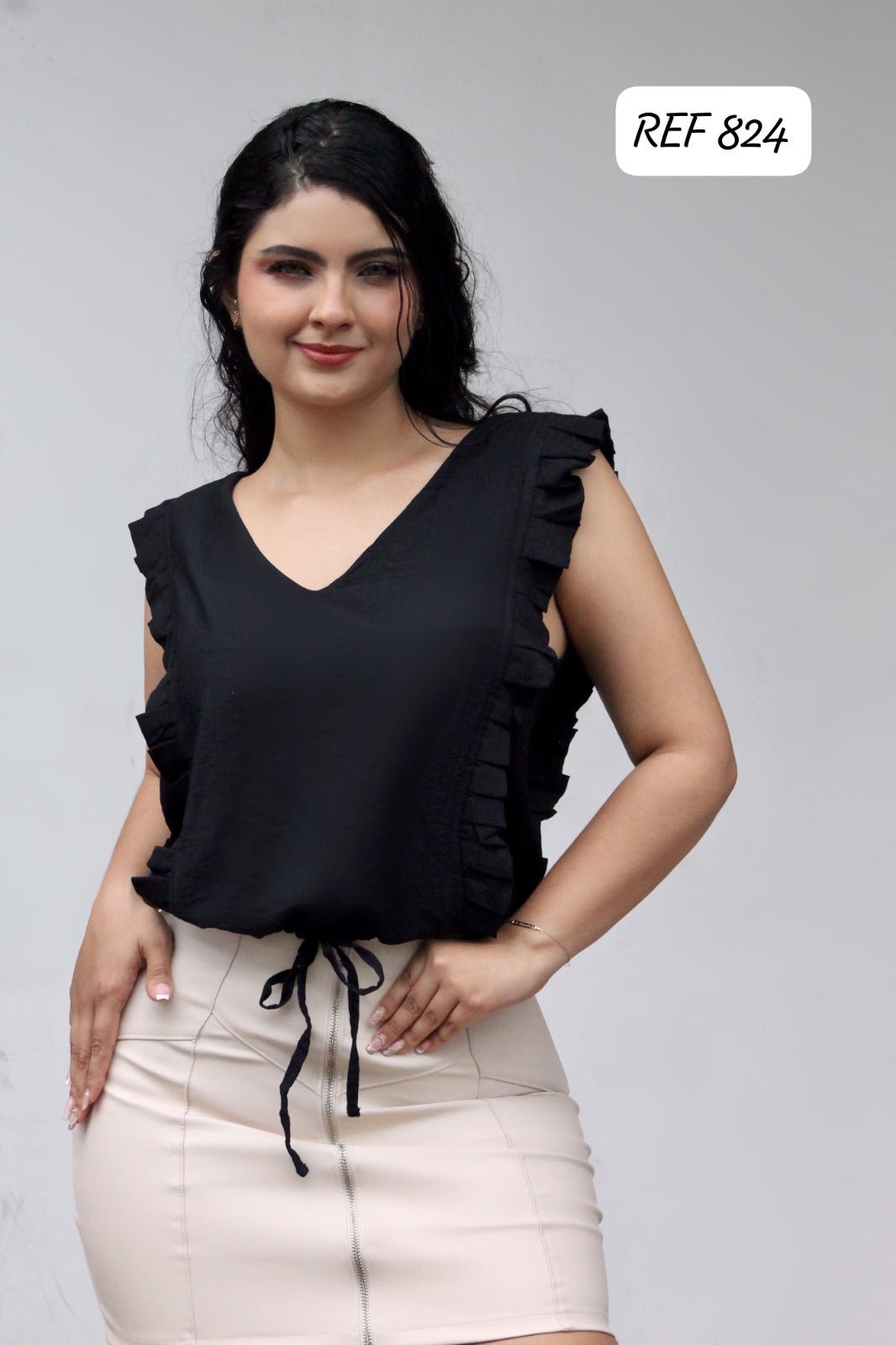 BLUSA MUJER 824 - Blusa Rosa Linda