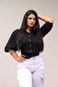 BLUSA MUJER 844 - Blusa Rosa Linda