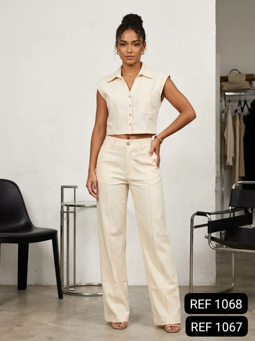 CONJUNTO DAMA ELEGANTE REF 1067-1068