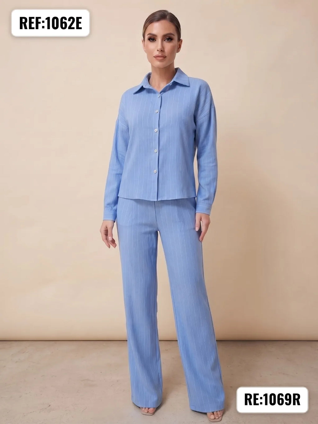 CONJUNTO DAMA EN RAYA REF 1062E-1069R