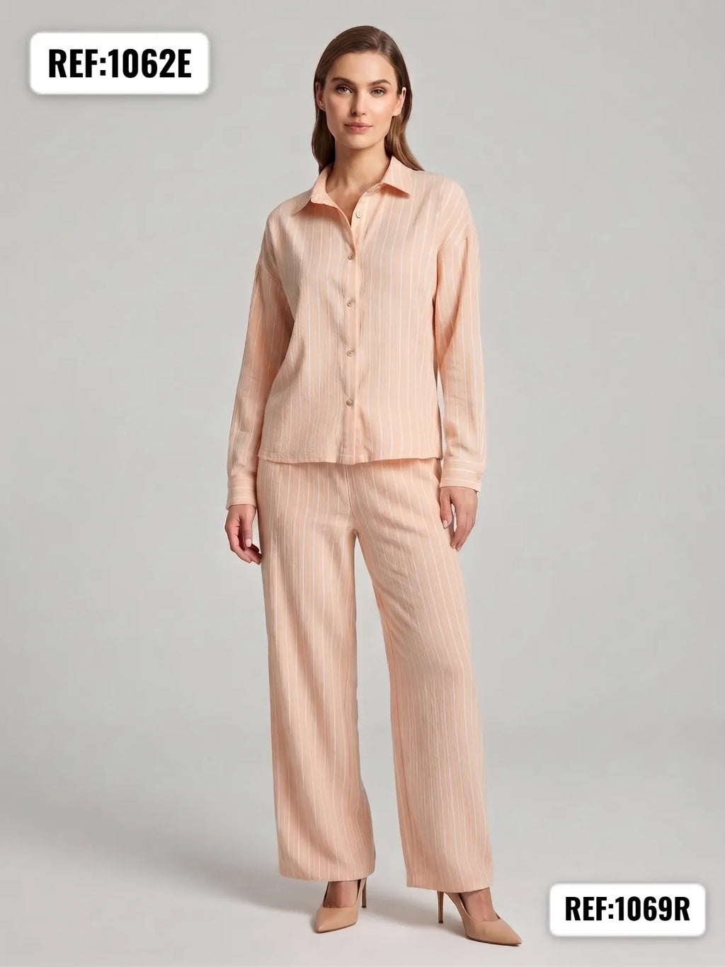 CONJUNTO DAMA EN RAYA REF 1062E-1069R