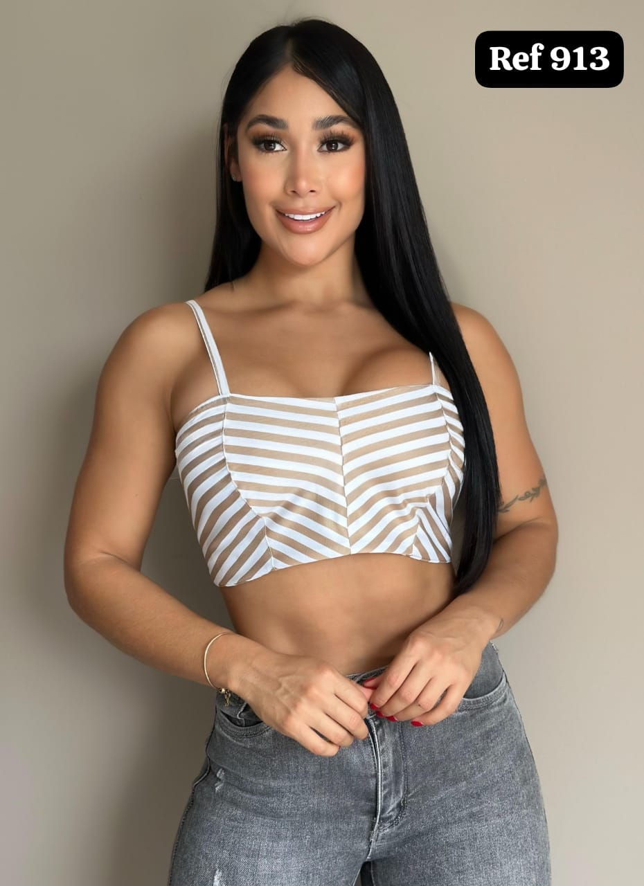 BLUSA ESCOTE CUADRADO 913