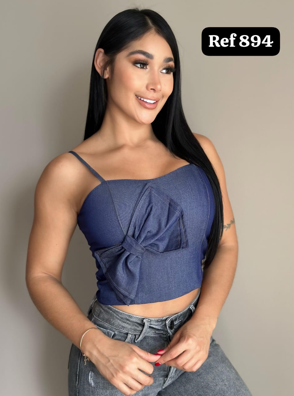 BLUSA CON MOÑO 894