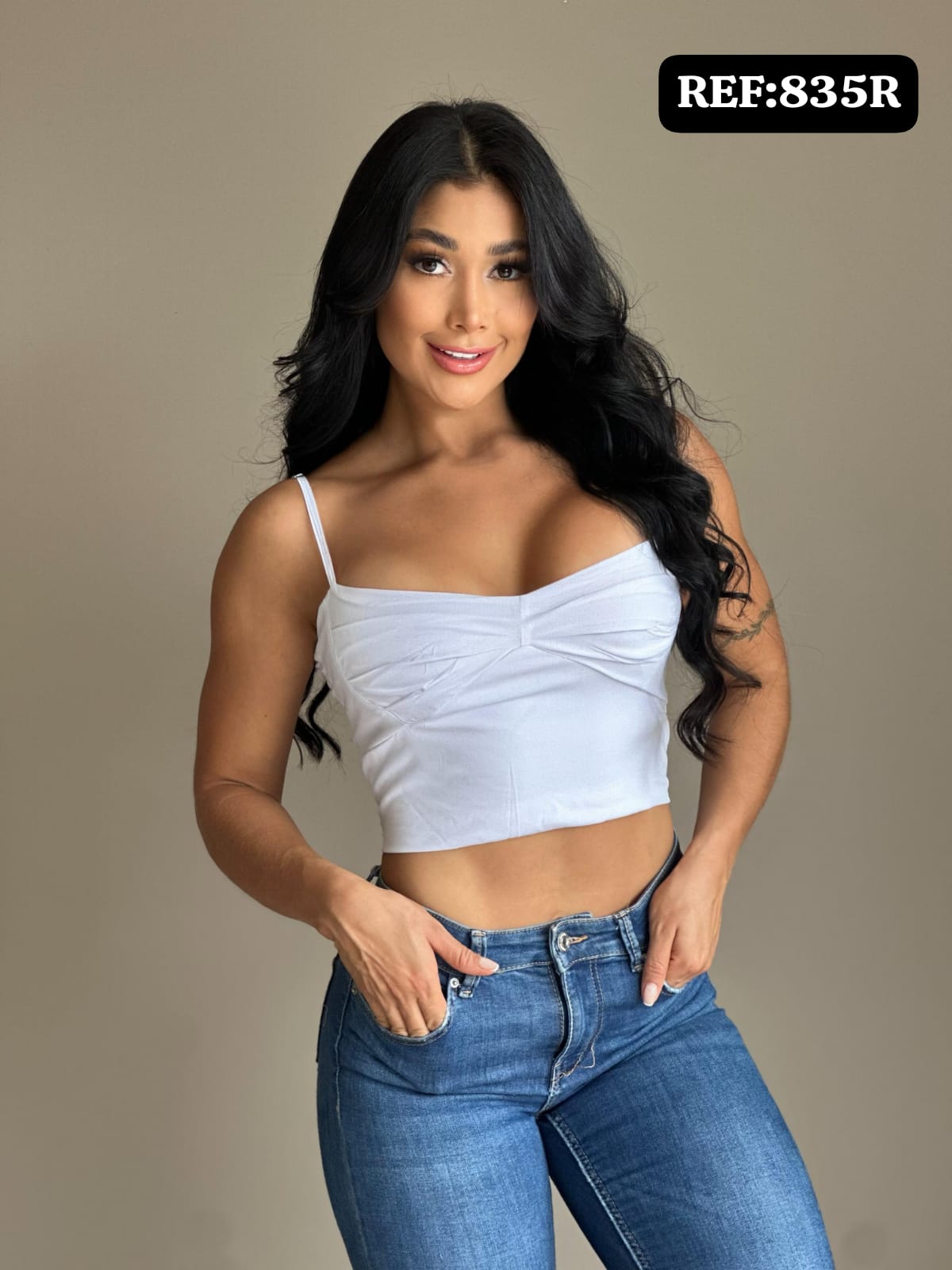 BLUSA PRENSES EN COPA 835R