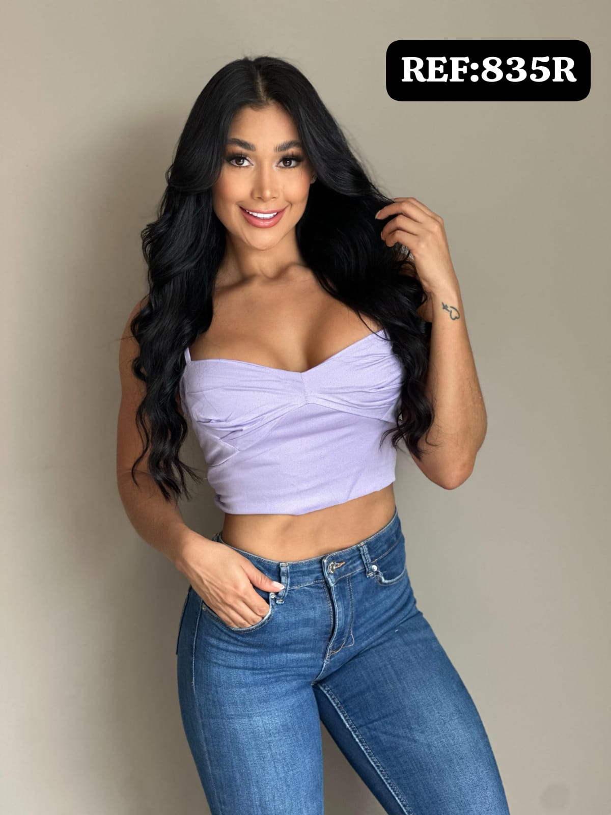 BLUSA PRENSES EN COPA 835R