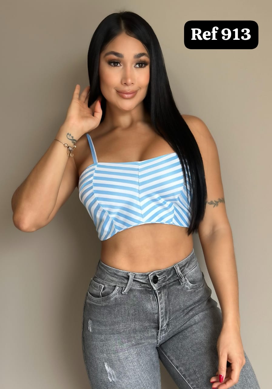 BLUSA ESCOTE CUADRADO 913